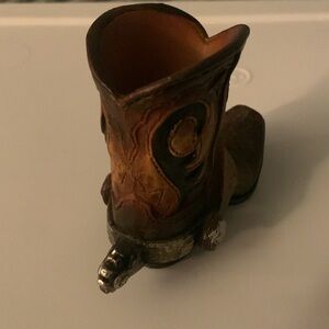 Country Boot Toothpick Holder